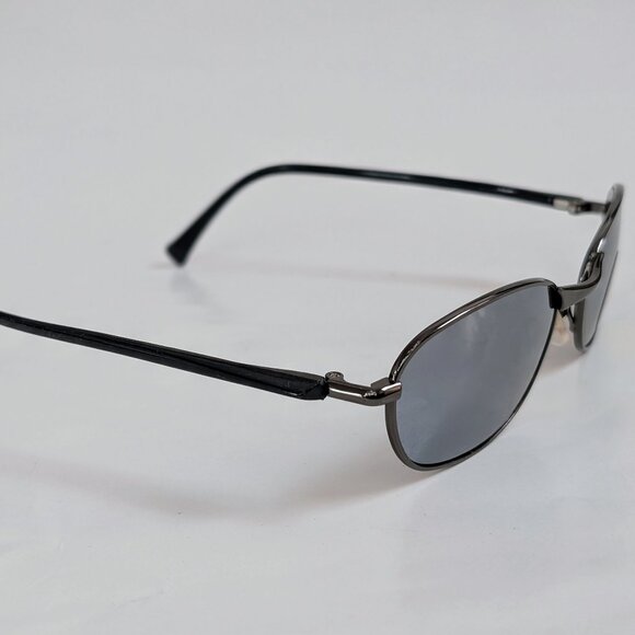 NWT Vintage 90's Mid Rectangle Metal Sport Sunglasses (D. Gunmetal) - Picture 2 of 5